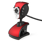 Pheonix 6-LED 5,0 Megapixel USB 2.0 Clip-on PC Kamera Webcam mit Mikrofon