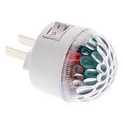 oss plugge 0.5W 50-100lm fargerike lys ledet ball pære (220V)