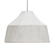 60W Luz Pingente E27 com Sombra Linho