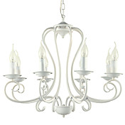 60W E14 8-light Chandelier in Candle Feature
