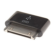 30-pin macho a mini adaptador USB hembra para iPad, iPhone 4/4S y otros