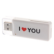 Hi-speed USB 2.0 Card Reader for MS/SD/MMC/TF Memory Card