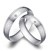Pretty 925 Sterling Silver Couple's Rings