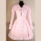 Long Sleeve Knee-length Pink Uniform Cloth Sweet Lolita Coat