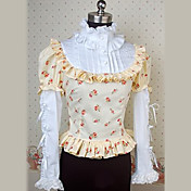 Met lange mouwen Bloemen Cotton Sweet Lolita Blouse