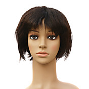 100% Human Remy Hair Hand Tied Lace Front Curl 8 Inches Hair Wigs Multi-Colors to Choose