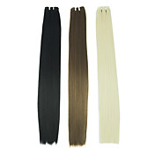 20 Inch Synthetic Straight Weft with 3 Colors to Choose