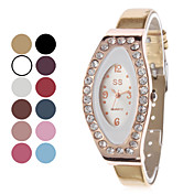 Women's Fashionable Style PU Analog Quartz Wrist Watch (Assorted Colors)