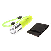 1-Modus Cree XM-L T6 LED Tauchen Taschenlampe (800LM, 2xcr123A)