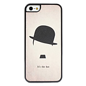 Round Hat Pattern Hard Case for iPhone 5