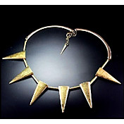 Women's Rivet Tassels Choker