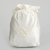 satinado elegante bolso de imitación perlas nupcial de la boda (más colores)