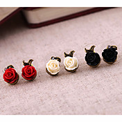 kvinners vintage blomst studs
