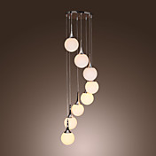 Lámpara Chandelier Moderna con 8 Bombillas - HEYWOOD