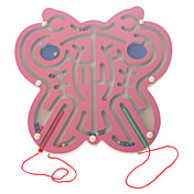 Double Game Magnet Maze Board (Fuchsia Butterfly)