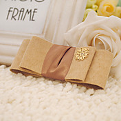 Handmade Coffee Velvet 11cm Bow Classic Lolita Headdress