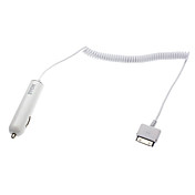 Eyon Car Charger mit ausziehbarem Kabel für iPhone4, 4S und Others (White)