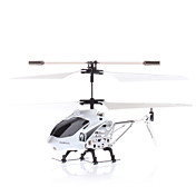 Palm Size 3-Channel i-Control Helicopter med lys (White, Model: 33.005)