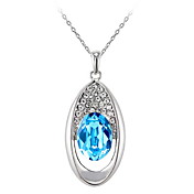 Women's Crystal Elegant Simple Teardrop Short Pendant