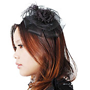 Black Lace Rose Flower Aristocrat Lolita Headwear