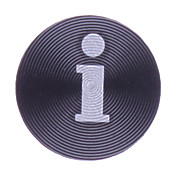 I Design Aluminum Alloy Home Button-Aufkleber für iPhone5/iPad Mini ua