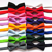 Men's Solid Color Bow Tie