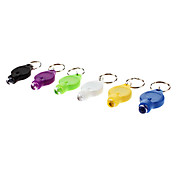 22000mcd Bright White LED Schlüsselanhänger Mini Flashlights (2xCR2016, Random Color)
