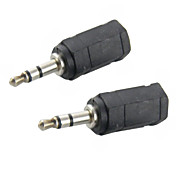 Audio maschio 2.5mm a 3.5mm adattatore femminile