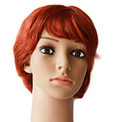 High Quality Synthetic Hand Tied Lace Front Straight 8 Inches Hair Wigs Multi-Colors to Choose