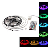 waterdichte 5m 300x3528 SMD RGB led strip licht lamp met 44-toets afstandsbediening set (12v)