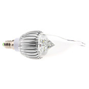 Dimmable E14 4W 320-360LM 6000-6500K Natural White Light LED Candle Bulb (85-265V)
