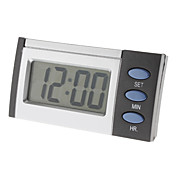 2.2" LCD Blue Backlit Talking Time Alarm Clock (2xAA)