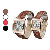 Frauen Casual Style PU Analog Quarz-Armbanduhr (verschiedene Farben)