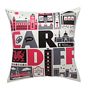 novidade grafite impressão fronha decorativo