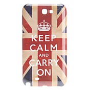 Retro Style UK National Flag Pattern Hard Case for Samsung Galaxy Note 2 N7100