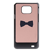 Flash Design Bowknot Pattern Hard Case for Samsung Galaxy S2 I9100