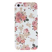 Exquisite Design Flower Pattern Relief Hard Case for iPhone 5