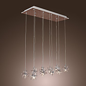 Lámpara Chandelier Floral de Cristal con 10 Bombillas - REDLANDS
