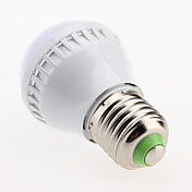 E27 3W 21x5050 SMD 320-360LM 5500-6500K Tampa Luz Natural Branco Lâmpada LED Ball (220-240V)