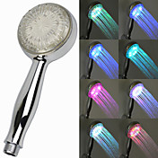 Hedendaagse 7 kleuren wijzigen LED Handle Douchekop chroom