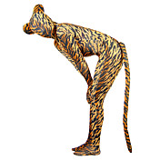Tiger modello Lycra Spandex Zentai Unisex Catsuit con coda