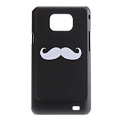Flash Design Cool Mustache Pattern Hard Case for Samsung Galaxy S2 I9100