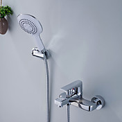 Chrome Finish Single Handle Centerset Shower Faucet