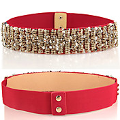 Damen Basic Trendy Sequin Strands PU-Leder-Gürtel (71 * 5 * 0.2cm)