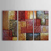 Dipinti a mano pittura ad olio Paesaggio astratto oversize Set di 3