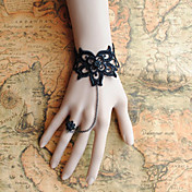 Women's Vintage Rose Bracelet(Incl.Ring)