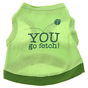 Fetching Ball Pattern Vest for Dogs (Black,M-L)