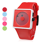 Unisex Funcky Style Silicone Wrist Watchs (5-Pack, Random Colors)
