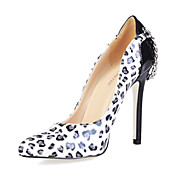 Leatherette Stiletto Heel Pumps Party / Evening Shoes With Chain