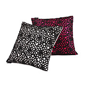 Conjunto de 2 Floral capa de poliéster oca Pillow decorativa